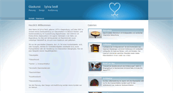 Desktop Screenshot of glaskunst-seidl.de